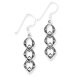 Sterling Silver Marcasite Earrings