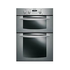 Indesit Built in double oven silver FID20IX