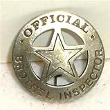 Brothel Inspector Obsolete Old West Police Badge Star