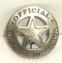 Brothel Inspector Obsolete Old West Police Badge Star