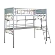 Bauble Girls Twin Study Loft 79-7/8" x 64" x 72-1/4"H