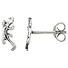 Tiny Sterling Silver Lizard Stud Earrings