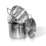 Homichef 6 Quart Stainless Double Boiler with Lid