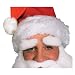 Santa Eyebrows Made of Mohair