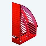 Produkt-Bild: herlitz Stehsammler, DIN A4, aus Kunststoff, rot VE=1