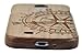SunSmart Natural Handmade hard wood Bamboo Case Cover for SamSung Galaxy S4 IV with free screen protector (walnut-compass)