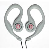 Ohio State SportClip Earphones with Wind Up Storage Case for MP3, CD, DVD Players, Grey by Koss