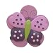 Lambs and Ivy Luv Bugs Night Light, Plum