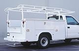 Kargo Master Service Body Utility Racks Black Powder Coat Finish StandardCab w/ 8'-9' Service Body
