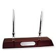 Silver-tone Double Pen Desk Set