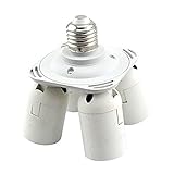 Bonlux E26口金 LED電球 ソケット 4分岐 撮影専用ソケット 便利！