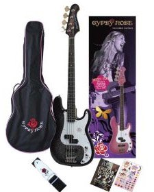 Gypsy Rose（ジプシーローズ） ベースギター･セットシャンパンブラックGYPSYROSE GRB1K-CBK