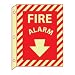 3d Glow Sign Plastic - Fire Alarm