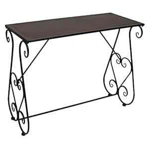 TABLE DESSERTE CONSOLE FER FORGE CHARME: Cuisine & Maison
