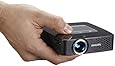 Philips Picopix PPX3614 Portable Wireless LED Mini Projector, 120" Display, 140 Lumens, WiFi & DLNA, Internal Rechargeable Battery, Embedded Speaker