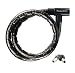 Master Lock Kabelschloss PanzR Bike Kabelschloss, schwarz, vinylbeschichtet