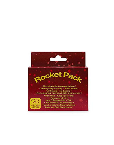 Rocket Wipes for screen cleaning Samsung, Apple, Nokia, Motorola; in fact all smart phones, Ipads, tablets & touch screens. The best & most convenient way of keeping your screen in tip-top condition while you're on the go!
