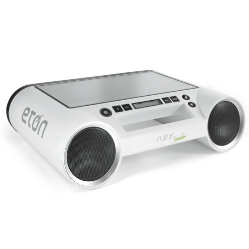 Eton Rukus Bluetooth Solar Wireless Speaker (White)