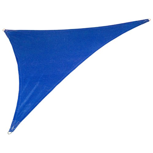 Coolaroo Custom Triangle Shade Sail, Aquatic Blue, 18 by 18 by 25-1/2-Feet