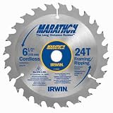 Buy 10 Pack Irwin 24029 Marathon 6-1 2 x 24-Tooth Framing Ripping Cordless Circular... by Marathon