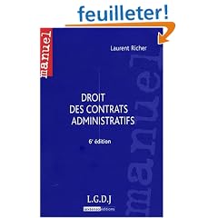 Droit des contrats administratifs