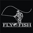 Upstream Images Fly Fish Silver Widow Decal