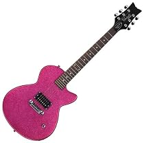 Daisy Rock Debutante Rock Candy Petite Short Scale Atomic Pink Electric Guitar