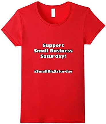 Support Small Business Saturday! - Female Large - Red
