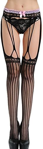 Hongyuanbb Womens Sexy Lingerie net Lace Top Garter Belt Thigh Stocking Pantyhose Stylish