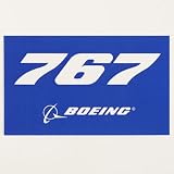 767 Blue Sticker