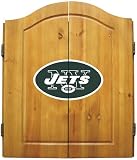 New York Jets NFL Dart Cabinet and Dartboard Set by Imperial International