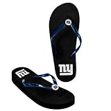 New York Giants Women's Wedge Flip Flop