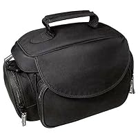 Opteka Microfiber Deluxe Photo/Video Camera Gadget Bag with LCD Protectors, Lens Cleaning Kit & Tabletop Tripod