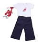 One Acorn Short-Sleeve Tee Set - Red Lobster, size 6-12 months
