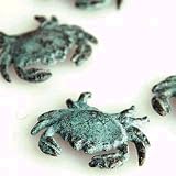 Miniature Nautical Coastal Crab Brass Decor