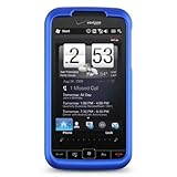 Blue Rubberized Hard Case Phone Cover for Verizon Wireless HTC Imagio XV697 ....