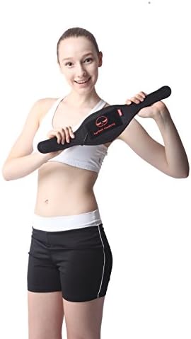 Cripple Idol Maxa Herbal Heated Neck Brace Neck Support Care Massager Relieve Neck Pain Belt Collar Support Fitness Belt (BLACK)