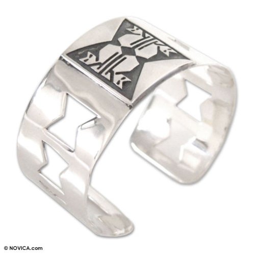 Cuff bracelet, 'Puma Paw'