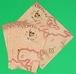 Pirate Party Buried Treasure Map - Set of 6 Maps