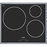 Bosch - PIL 645 R14E - Plaque de Cuisson Electrique - Int&eacute;grable - 57,5 cm - Noir et Acier Inox