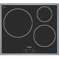 Bosch PIL 645 R14E Table de Cuisson Induction 57,5 cm Noir et Acier Inox