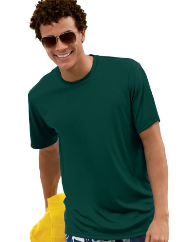 Hanes Cool DRIÂ® TAGLESSÂ® Men's T-Shirt, Deep Forest, XL