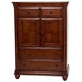 Simmons Kids Furniture Mendocino Chiffrobe Dresser, Deep River Cherry