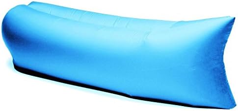 Inflatable Lounger Air Filled Furniture Inflates in Seconds with Carry Bag. Hangout as Lounge Chair, Lamzac Bean Bag, Air Hammock, Couch, Kaisr Original Air Bag For Camping, Beach Couch Sofa