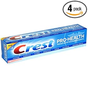Crest Pro-Health Fluoride Toothpaste, Clean Cinnamon, 7.8-Ounce (Pack of 4)
