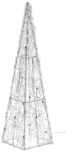 Brauns-Heitmann 87401 Acryl-Pyramide, beleuchtet, blau