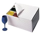 Stemware Chest - Holds 12 - Vinyl by Richards Homewares