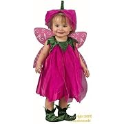 Infant Adorable Tulip Fairy Costume with Wings, Booties and Headpiece