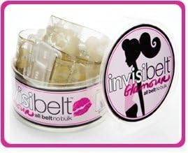 Women's Belt: No-Show Adjustable Belt Lays Flat Under Fitted Tops By Invisibelt