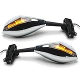1993-2001 Kawasaki ZX11 Chrome LED Integrated Mirrors by Volar Motorsport